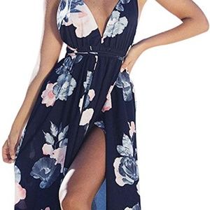 Women's Deep V Neck dress